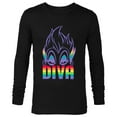thumbnail image 1 of Disney Villains Ursula Diva Pride - Long Sleeve T-Shirt for Men - Customized-Black, 1 of 5