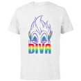 thumbnail image 1 of Disney Villains Ursula Diva Pride - Short Sleeve Cotton T-Shirt for Adults - Customized-White, 1 of 5