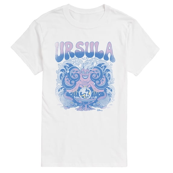 Disney Villains - Ursula & Eels - Men's Short Sleeve Graphic T-Shirt