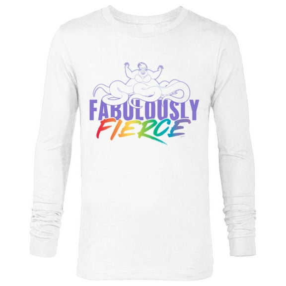 Disney Villains Ursula Fabulously Fierce Pride - Long Sleeve T-Shirt for Men - Customized-White