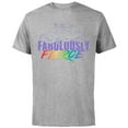 thumbnail image 1 of Disney Villains Ursula Fabulously Fierce Pride - Short Sleeve Cotton T-Shirt for Adults - Customized-Athletic Heather, 1 of 5