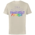 thumbnail image 1 of Disney Villains Ursula Fabulously Fierce Pride - Short Sleeve Cotton T-Shirt for Adults - Customized-Natural, 1 of 5
