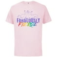 thumbnail image 1 of Disney Villains Ursula Fabulously Fierce Pride - Short Sleeve Cotton T-Shirt for Adults - Customized-Soft Pink, 1 of 5