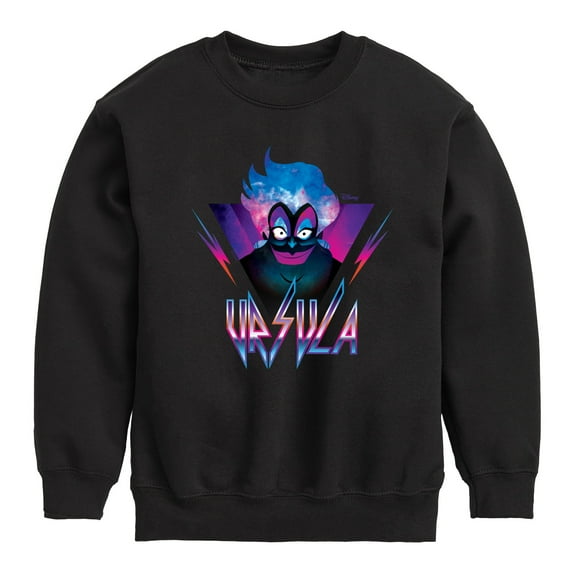 Disney Villains - Ursula Glam Rock - Toddler & Youth Crewneck Fleece Sweatshirt