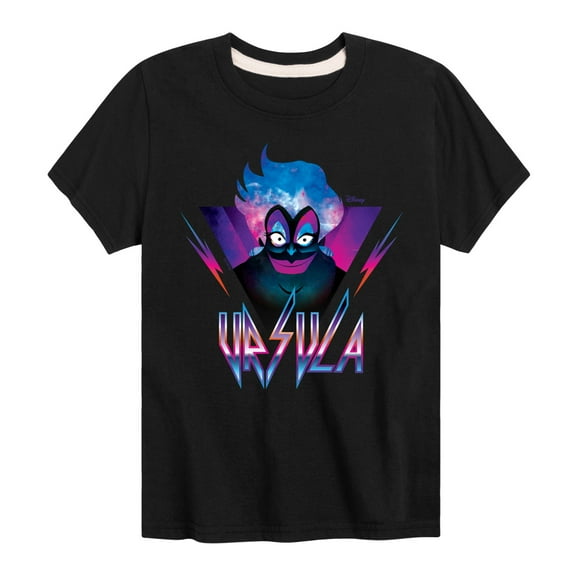 Disney Villains - Ursula Glam Rock - Toddler & Youth Short Sleeve Graphic T-Shirt