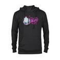 thumbnail image 1 of Disney Villains Ursula I Miss Your Voice Valentine’s Day - Pullover Hoodie for Adults - Customized-Black, 1 of 5