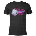 thumbnail image 1 of Disney Villains Ursula I Miss Your Voice Valentine’s Day - Short Sleeve Blended T-Shirt for Adults - Customized-Black, 1 of 5