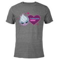 thumbnail image 1 of Disney Villains Ursula I Miss Your Voice Valentine’s Day - Short Sleeve Blended T-Shirt for Adults - Customized-Dark Heather, 1 of 5