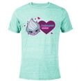 thumbnail image 1 of Disney Villains Ursula I Miss Your Voice Valentine’s Day - Short Sleeve Blended T-Shirt for Adults - Customized-Ocean Blue, 1 of 5