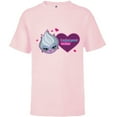 thumbnail image 1 of Disney Villains Ursula I Miss Your Voice Valentine’s Day - Short Sleeve T-Shirt for Kids - Customized-Soft Pink, 1 of 5