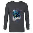 thumbnail image 1 of Disney Villains Ursula Infamous Illustrated - Long Sleeve T-Shirt for Men - Customized-Charcoal Heather, 1 of 5