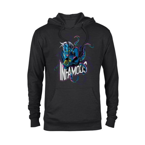 Disney Villains Ursula Infamous Illustrated - Pullover Hoodie for Adults - Customized-Black