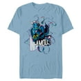 thumbnail image 1 of Disney Villains Ursula Infamous Illustrated - Short Sleeve Blended T-Shirt for Adults - Customized-Ocean Blue, 1 of 5