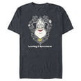 thumbnail image 1 of Disney Villains Ursula Little Mermaid Leaving U Speechless - Short Sleeve Blended T-Shirt for Adults - Customized-Navy Heather, 1 of 5