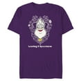 thumbnail image 1 of Disney Villains Ursula Little Mermaid Leaving U Speechless - Short Sleeve Blended T-Shirt for Adults - Customized-Purple, 1 of 5