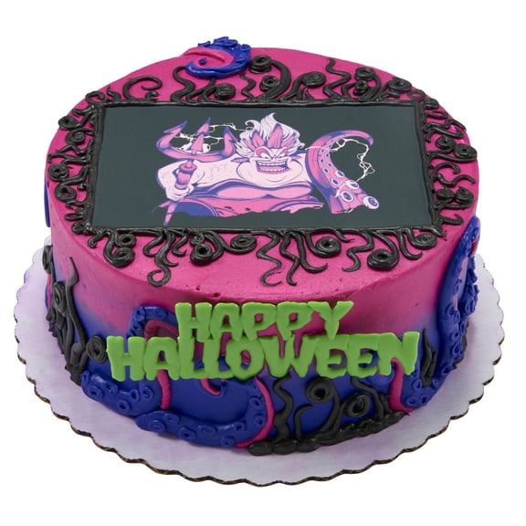 Disney Villains Ursula Round Cake