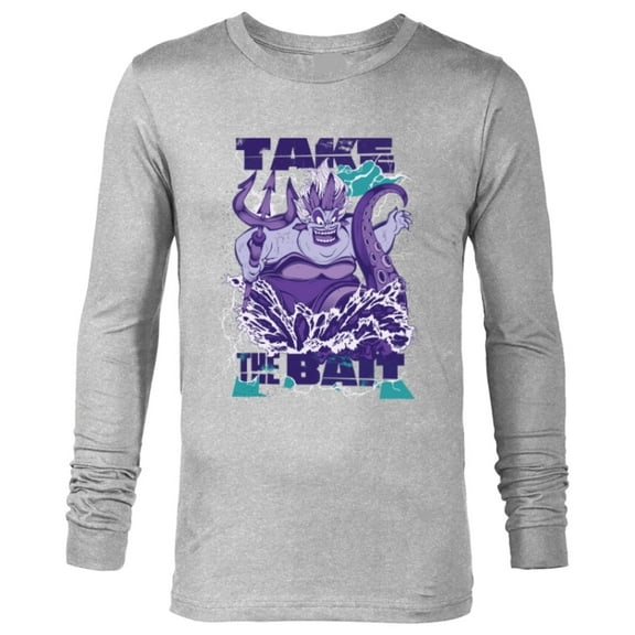 Disney Villains Ursula Take the Bait - Long Sleeve T-Shirt for Men - Customized-Athletic Heather