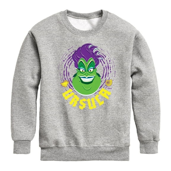 Disney Villains - Ursula - Toddler & Youth Crewneck Fleece Sweatshirt