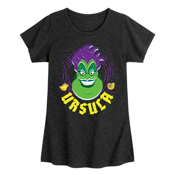 Disney Villains - Ursula - Toddler & Youth Girls Short Sleeve Graphic T-Shirt