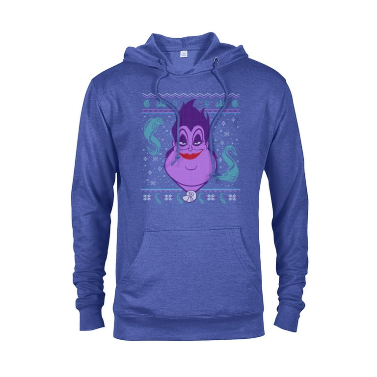 Disney Villains Ursula Ugly Christmas Sweater Pullover Hoodie