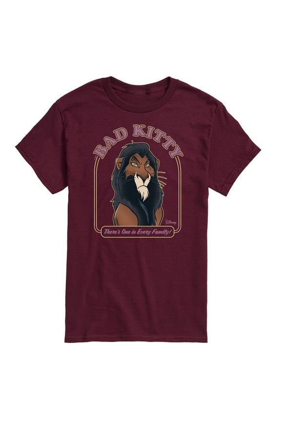 Villains - Valentine's Day - Bad Kitty Scar - There's One in Every Family - Men's Short Sleeve Graphic T-Shirt