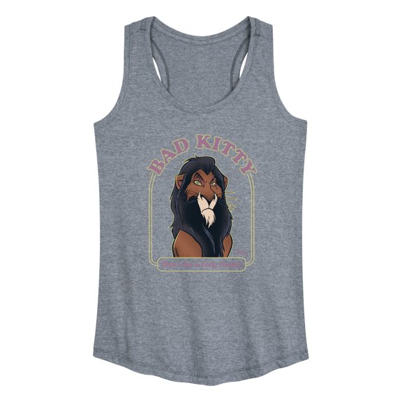 Disney Villains - Valentine's Day - Bad Kitty Scar - There's One in Every Family - Women's Racerback Tank Top