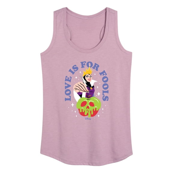 Disney Villains - Valentine's Day - Love Is For Fools - Women's Racerback Tank Top