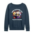 thumbnail image 1 of Disney Villains - Valentine's Day Love Is In The Air Try Not to Breathe - Women's Lightweight French Terry Long Sleeve Shirt, 1 of 4