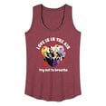 thumbnail image 1 of Disney Villains - Valentine's Day - Love Is In The Air Try Not to Breathe - Women's Racerback Tank Top, 1 of 4