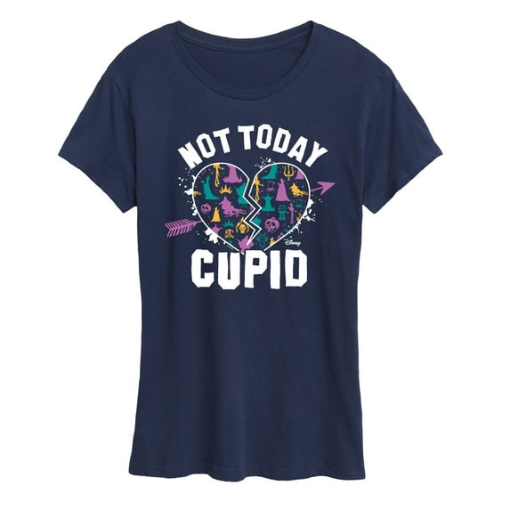 Disney Villains - Valentine's Day - Not Today Cupid - Women's Short Sleeve Graphic T-Shirt