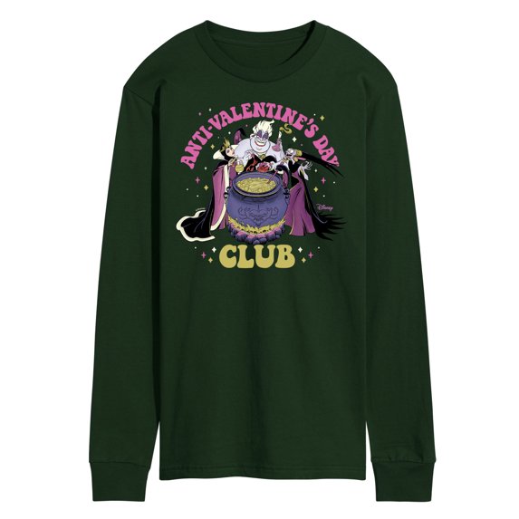 Disney Villains - Valentine's Day - Ursula's Anti-Valentine's Day Club - Men's Long Sleeve T-Shirt