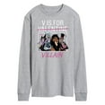 thumbnail image 1 of Disney Villains - Valentine's Day - V is for Villain - Men's Long Sleeve T-Shirt, 1 of 4