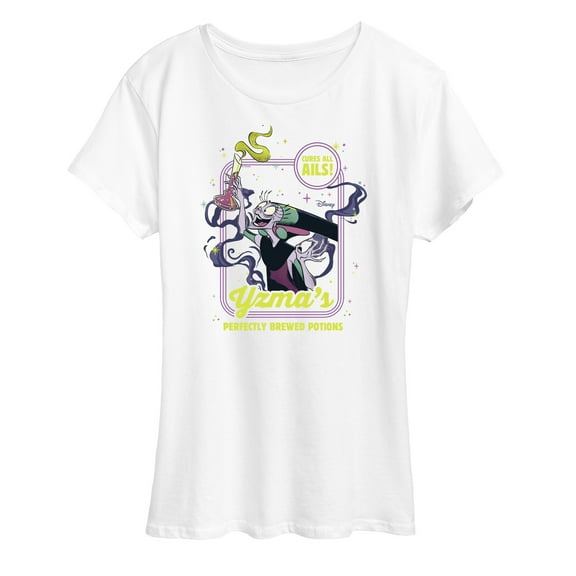 Disney Villains - Valentine's Day - Yzmas Perfectly Brewed Portions - Women's Short Sleeve Graphic T-Shirt