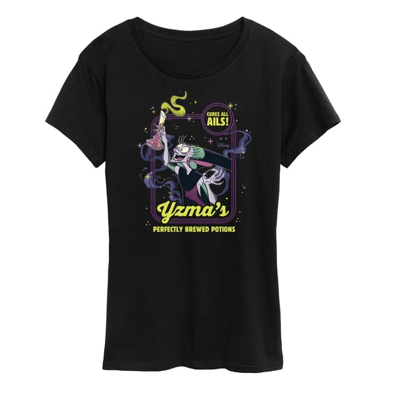 Disney Villains - Valentine's Day - Yzmas Perfectly Brewed Portions - Women's Short Sleeve Graphic T-Shirt