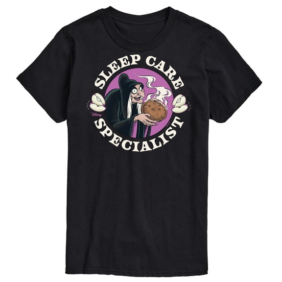 Disney Villains - Velentine's Day - Evil Queen's Grimhilde Sleep Care Specialist - Men's Short Sleeve Graphic T-Shirt