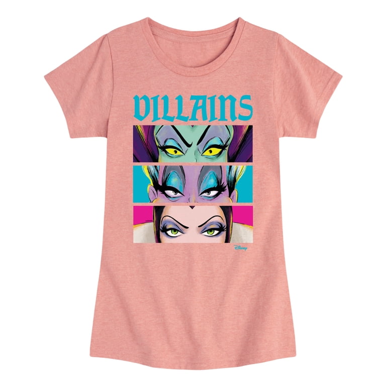 Disney Villains - Villains Stacked - Toddler & Youth Girls Short 