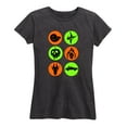 thumbnail image 1 of Disney Villains - Villian Symbols - Women's Short Sleeve Graphic T-Shirt, 1 of 5