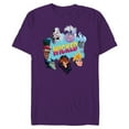 thumbnail image 1 of Disney Villains Wicked Ensemble of Evil - Short Sleeve Blended T-Shirt for Adults - Customized-Purple, 1 of 5