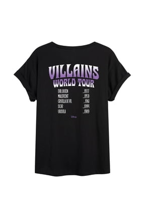 Villains - World Tour - Juniors Oversized Graphic T-Shirt