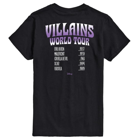 Disney Villains - World Tour - Men's Short Sleeve Graphic T-Shirt