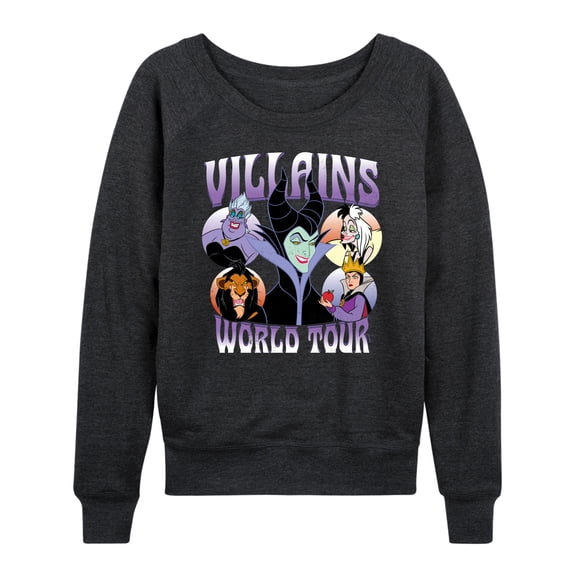 Disney Villains - World Tour - Women's French Terry Long Sleeve Pullover