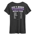 thumbnail image 1 of Disney Villains - World Tour - Women's Short Sleeve Graphic T-Shirt, 1 of 4