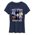 thumbnail image 1 of Disney Villains - World Tour - Women's Short Sleeve Graphic T-Shirt, 1 of 4