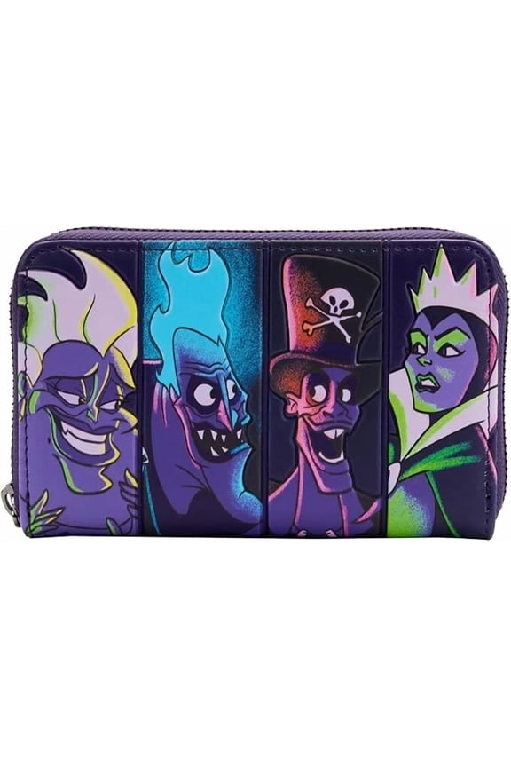 Disney: Villains in the Dark - Zip Around Wallet - Loungefly