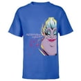 thumbnail image 1 of Disney Villains the Little Mermaid Ursula Totally Fabulous - Short Sleeve T-Shirt for Kids - Customized-Royal, 1 of 5