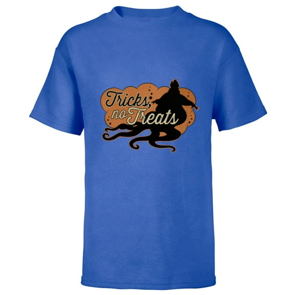Disney Villains the Little Mermaid Ursula Tricks No Treats - Short Sleeve T-Shirt for Kids - Customized-Royal