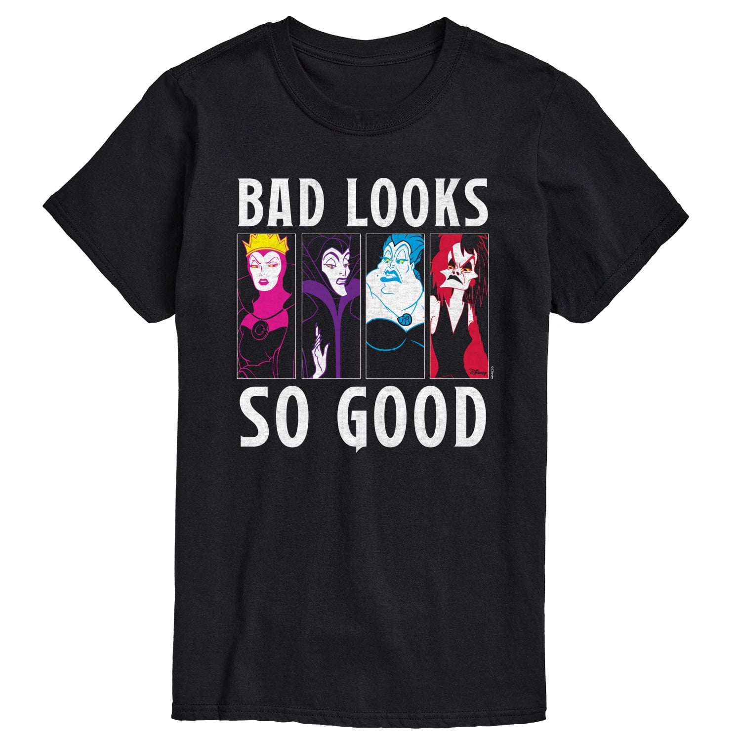 Disney Villians - Bad Looks So Good - Men's Short Sleeve Graphic T ...