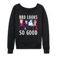 thumbnail image 1 of Disney Villians - Bad Looks So Good  - Women's French Terry Pullover Sweatshirt, 1 of 5