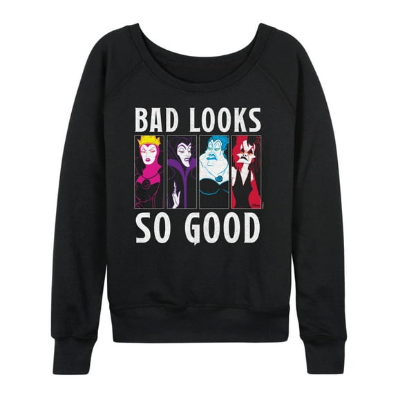 Disney Villians - Bad Looks So Good  - Women's French Terry Pullover Sweatshirt