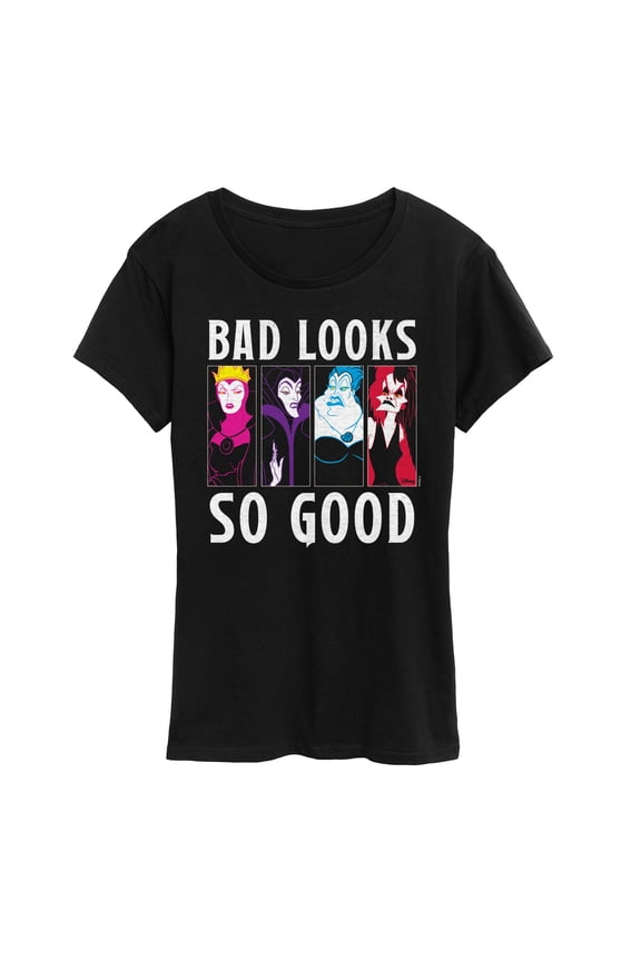 Villians - Bad Looks So Good - Women's Short Sleeve Graphic T-Shirt